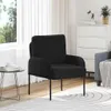 vidaXL Sofas mit Kissen 55cm Schwarz Sperrholz Produktbild-Vorschau 2