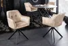 riess-ambiente Design Stuhl LOFT champagner Samt drehbar Produktbild-Vorschau 3