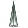 vidaXL Sapin de Noël LED 1028 LED blanc chaud 403 cm Voir les images du produit 4