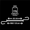 MASTER LOCK 3205EURDAT, Čierna, 9 mm, 80 cm, 1 kusov Náhľad obrázku produktu 5