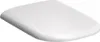 A white toilet seat with a lid, shown from a slightly elevated angle against a white background. Produktbild-Vorschau