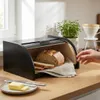 Kleiner Holzkorb für Brot Schwarz 31x26x16 cm – Polnische Produktbild-Vorschau 8