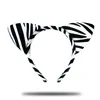 Oblique Unique Haarreifen Set Leoparden Ohren + Zebra Ohren Produktbild-Vorschau 4