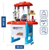 Aga4Kids Plastik-Kinderküche mit Zweiplattenherd und Produktbild-Vorschau 2