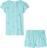 Kinderpyjama mit Kurzen Ärmeln Ecru 128 Produktbild-Vorschau 1