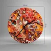Wanduhr - Rund - Glasuhr - Abstraktion modern - 40x40cm - Produktbild-Vorschau 3