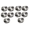 A set of ten metal spacers arranged in two rows on a white background. Podgląd zdjęcia produktu