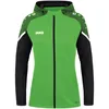 Jako Performance Kapuzenjacke Kinder - Soft Green / Schwarz Produktbild-Vorschau 9