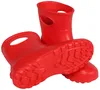 Damen EVA-Schaumstoff-Gummistiefel, rot mit Innensohle Produktbild-Vorschau 6