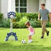 COSTWAY 3 in 1 Kinder Basketballkorb, Basketballständer mit Produktbild-Vorschau 2