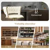 Hawthyhome Barhocker mit goldener Metallbasis(2er Set) Produktbild-Vorschau 3