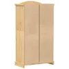 vidaXL Kleiderschrank Corona 102x52x186 cm Massivholz Produktbild-Vorschau 6