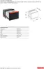 A product image showing a waste separation system and its technical specifications, along with a dimensional drawing. Produktbild-Vorschau