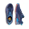 La Sportiva Bushido III Trailrunning-Schuh in Blau und Orange; mit griffiger Sohle und atmungsaktivem Obermaterial. Produktbild-Vorschau