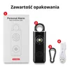 Zestaw 2x Osobisty Alarm 130 dB z Latarką LED – Ładowanie Podgląd zdjęcia produktu 12