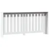 vidaXL Rivestimento per radiatori bianco 175x20x82 cm Anteprima dell’immagine prodotto 4