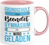 Grundschule Beendet Weiterführende Schule Tasse Geschenk Produktbild-Vorschau 1