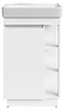 Planetmöbel Badmöbel Set NYX Waschtisch 50 cm Matt Weiß Produktbild-Vorschau 2