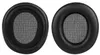 Two black ear pads for headphones are shown side-by-side against a white background. Produktbild-Vorschau