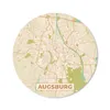 MuchoWow® Mauspad Mousepad Jahrgang - Augsburg - Karte - Produktbild-Vorschau 1