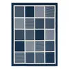 Teppich SPRING 20426994 Quadrate, Rahmen geschlungen - blau Produktbild-Vorschau 2