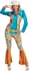 Hippy Kostüm Hippie Frau Gr.XL - Hippie Woman Produktbild-Vorschau 2