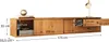 Lowboard SIMONA 175 cm hängend aus Massivholz, Eiche Finish Produktbild-Vorschau 6