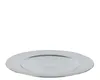 Dekoteller 33cm Kunststoff glänzend - Silber metallic Produktbild-Vorschau 1