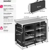 Kempinková kuchyňka 97x47,5x78cm - černá Náhled obrázku produktu 7