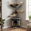 Arbre à gratter Relaxdays, avec cachette, 2 poteaux en Voir les images du produit 5