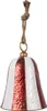 Campana decorativa Clayre & Eef Ø 28x39 cm in metallo rosso Anteprima dell’immagine prodotto 1