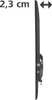 Supporto a parete per TV Hama rigido 32-65 (nero) Anteprima dell’immagine prodotto 2