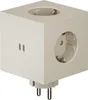 AVOLT Mehrfachstecker SQUARE 2 hellbeige | 7,6x11,3cm Produktbild-Vorschau 1