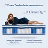 Matratze 80x200 cm, 22 cm, 7-Zonen Taschenfederkern, H3 Produktbild-Vorschau 4