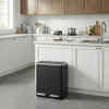 SONGMICS Cestino per rifiuti da cucina, 2 x 15 litri, Anteprima dell’immagine prodotto 8