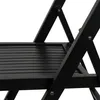Holz Klappstuhl schwarz belastbar bis 100 kg - 79 x 59 cm - Produktbild-Vorschau 4