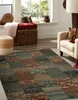 Wollteppich KASHQAI 4327 400 Patchwork grün Grün 135x200 cm Produktbild-Vorschau 4