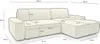 Ecksofa MIA mit Schlaffunktion – BUBBLE02 Stoff Gruppe II Produktbild-Vorschau 7