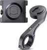 A black bicycle mount and a black clamp are shown against a white background. Produktbild-Vorschau