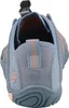 The back view of a blue and pink women's athletic shoe. Podgląd zdjęcia produktu