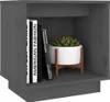 vidaXL Nachttische 2 Stk. Grau 40x30x40 cm Massivholz Produktbild-Vorschau 4