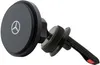 A black Mercedes-Benz branded magnetic car mount with a vent clip. Produktbild-Vorschau