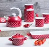 Riess Country eierpan, stippen rood, Ø20 cm, geëmailleerd, Productafbeelding-voorbeeld 3