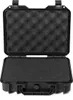 An open black hard case with foam padding inside, shown from a front-facing angle. Produktbild-Vorschau