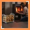 Scaffale per legna da ardere Relaxdays, metallo, L x P x A: Anteprima dell’immagine prodotto 3