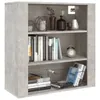 Wandschrank Betongrau 80x33x80 cm Holzwerkstoff Produktbild-Vorschau 8