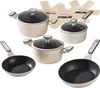 STONELINE® Set di pentole 11 pezzi 18/20/24 crema | con Anteprima dell’immagine prodotto 1