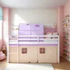 Homestyle4u Hochbett 90x200 Kinder Weiß Set mit Matratze ® Produktbild-Vorschau 18