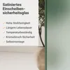 Gartenbank Truhebank Windschutz Sichtschutz satiniert 185 Produktbild-Vorschau 6
