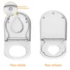 Toilettendeckel D Form WC-Sitze Toilettensitzbezug mit Produktbild-Vorschau 4